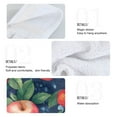 thumbnail image 2 of Yayeee Kitchen Hanging Hand Towels Set of 2 with Loop Bathroom Absorbent Tie Towel, Blue Apple Pattern, 2 of 7