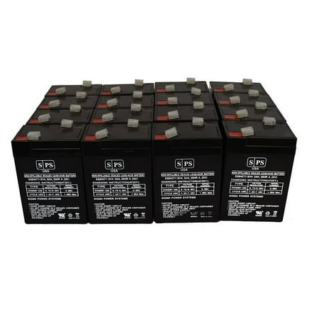 SPS Brand 6V 4.5 Ah Emergency Lights Replacement Battery for Sentry Lite 640 (16