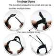 thumbnail image 4 of [16 Pack] Cable Straps 12 inch, Reusable Fastening Cable Ties Set, Adjustable Multipurpose Hook and Loop Securing Cinch Straps for Cord Management (1 inch Wide) by, 4 of 5