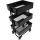 thumbnail image 1 of Carro organizador moderno, construcción de metal resistente con carrito rodante para maniobrabilidad perfecta (dimensiones no proporcionadas), 1 of 5