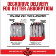 MuscleMeds Amino DECANATE Energy, Pre, Intra Workout Drink, Essential Amino Acids, BCAAs, High Leucine, Glutamine, Muscle Recovery, Strawberry Kiwi, 30 Servings