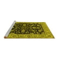 thumbnail image 2 of Ahgly Company Machine Washable Indoor Rectangle Oriental Yellow Industrial Area Rugs, 2' x 3', 2 of 4