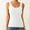 White, variant on Tank Tops for Women Summer Breathable and Comfortable Round Neck Sleeveless Tank Top