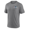 thumbnail image 2 of Men's Heather Gray New York Islanders Winger Tri-Blend T-Shirt, 2 of 3