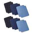 thumbnail image 1 of 3x12 Uds. Pantalones de costura multicolor, abrigos, algodón rectangular, bricolaje 3 piezas, 1 of 8