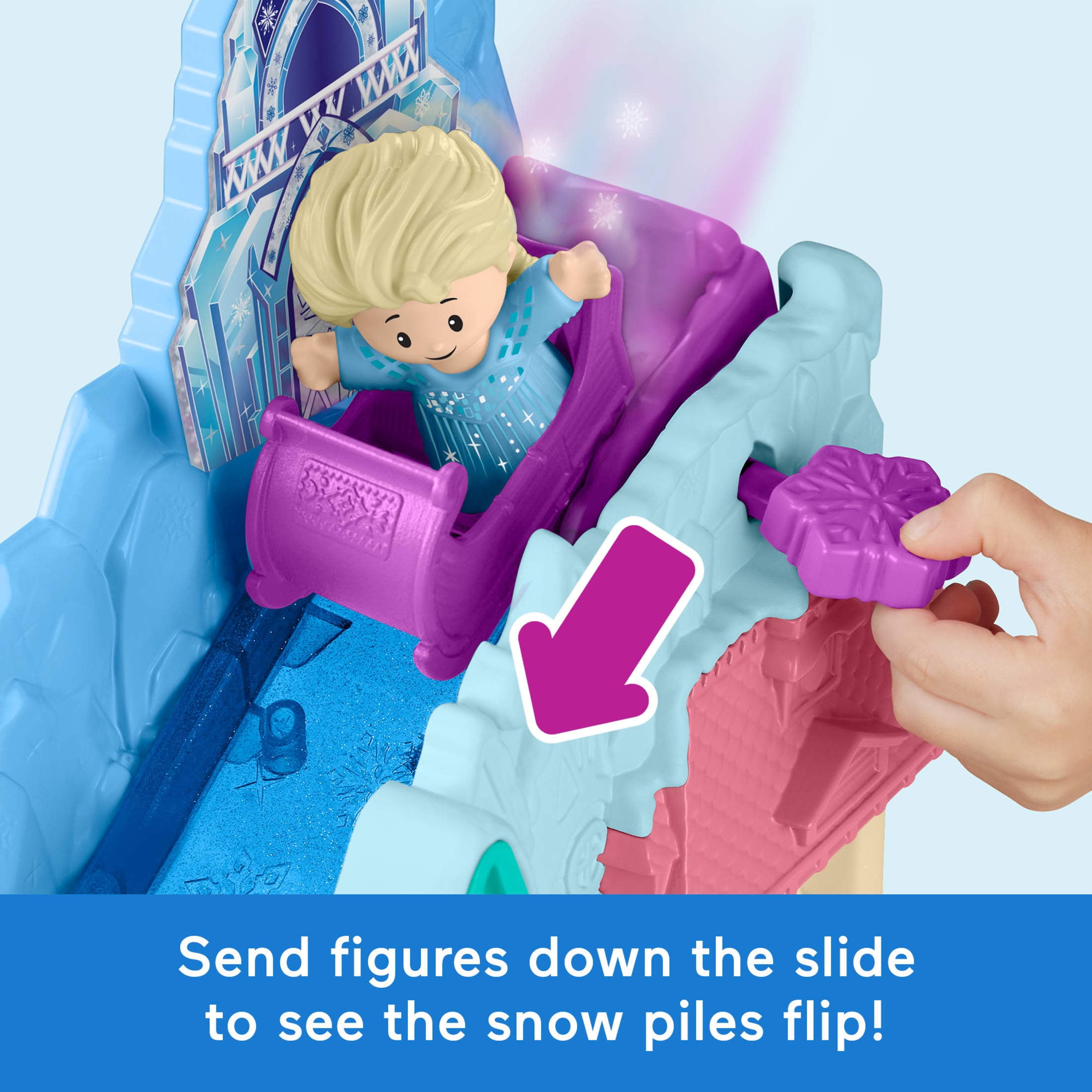Disney Frozen Arendelle Sledding Adventures Little People Toddler Playset with 2 Figures