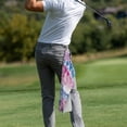 thumbnail image 3 of Yuyamidu Blue Pink Cactus Golf Towel Soft Cleaning Cloth Coral Velvet Large Towels Golf Accessories Lightweight for Cart, Club, Bag, 3 of 7