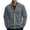 34#Gray, variant on Zip Up Heathered Athletic Jacket for Men Long Sleeve Stand Collar Thin Coat Trendy Fall Casual Comfy Outerwear with Pocket Army Green M