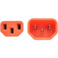 thumbnail image 3 of Tripp Lite 3ft Computer Power Extension Cord (IEC-320-C14 to 320-C13), Orange, 3 of 5