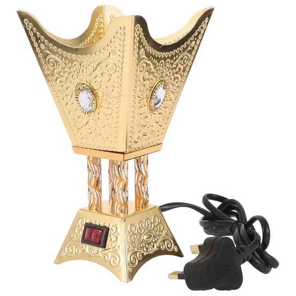 Plug in Incense Cone Burner Decorative Incense Burner Censer Decoration for Home Temple( Plug)
