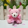 thumbnail image 4 of Plush Bear Pendant Cute Mini Bear Doll Stuffed Soft Keychain Pendant Toy, 4 of 6