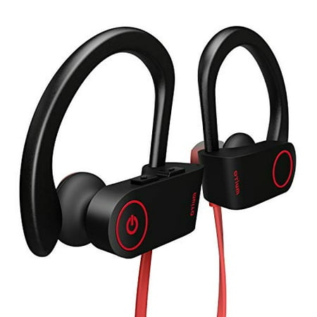 Otium Bluetooth Headphones, Best Wireless Earbuds IPX7 Waterproof Sports Earphones w/Mic HD Stereo Sweatproof in-Ear