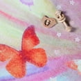 thumbnail image 5 of Superior Butterfly Non-Slip Washable Indoor Play Rug, 5' x 7' 6", Apricot, 5 of 10