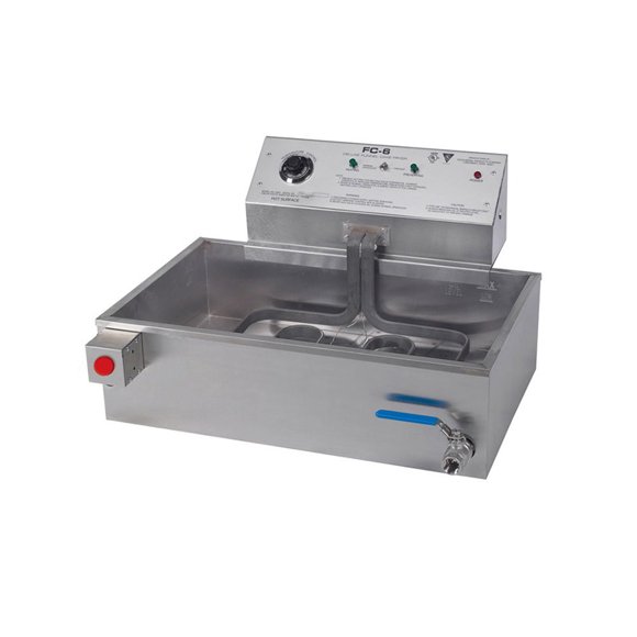 Gold Medal Friteuse Électrique pour Gâteaux en Entonnoir 8082E 27 1/2 Pouces avec Capacité de (4) Gâteaux, 240v/1ph