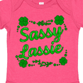 thumbnail image 4 of Inktastic Sassy Lassy with Green 4 Leaf Clovers Boys or Girls Baby Bodysuit, 4 of 5