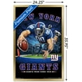 thumbnail image 3 of NFL New York Giants - End Zone 17 Wall Poster, 22.375" x 34", Framed, 3 of 3