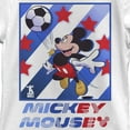 thumbnail image 2 of Girl's Mickey & Friends All American Soccer Star  Graphic Tee White Large, 2 of 4