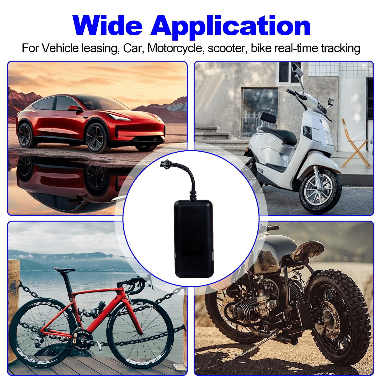 Real time GPS Tracker Tracking Locator Device GPRS GSM Anti Theft Car Motorcycle