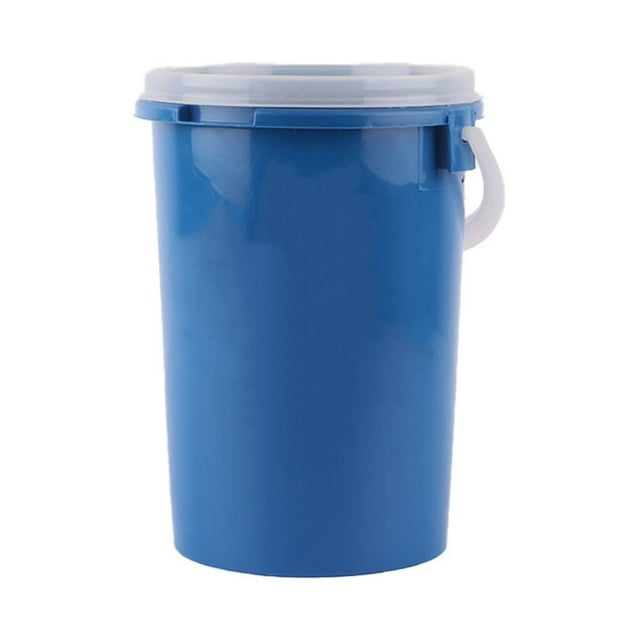 Cubeta Prichos Alica Cilíndrica con Tapadera Hermética y Asa con Capacidad de 1.5 L 1 Pieza Azul