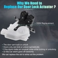 thumbnail image 3 of Unique Bargains Replacement Rear Liftgate Door Lock Actuator for Toyota Yaris 2012-2014 No.6935052391 Black White, 3 of 6