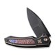 thumbnail image 3 of WE Knife Hyperactive Frame Lock 23030-4 Vanax Flamed Black Titanium Knives  Cuchillo, 3 of 4