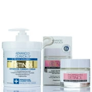 Advanced Clinicals Anti Aging Retinol Face Cream & Retinol Body Cream Set of Two.