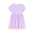 thumbnail image 2 of HWJAD Summer Cotton Dress for Toddler Girls Ballerina Fairy Short Sleeve Kids Girl A-line Casual Play Dresses, 2 of 7