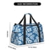 thumbnail image 3 of Fotbe Leaves And Flowers Bolsa de Viaje con Estampado, Bolsa de Fin de Semana para Mujer con Compartimento para Zapatos, Bolsa de Gimnasio con Bolsillo Húmedo, 3 of 7