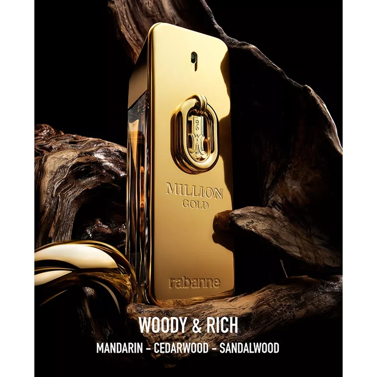 1 Million Gold by Paco Rabanne, 3.4 oz EDP Intense spray for Men