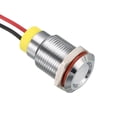 thumbnail image 5 of Uxcell Signal Indicator Light AC/DC 12V 12mm/0.47'' White LED Metal Shell, 5 of 5
