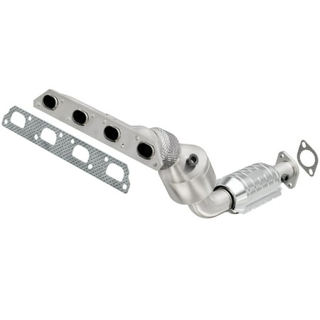 - MagnaFlow California Converter 452859 Direct Fit California Catalytic Converter; 2.25 in. Tubing; 2.5 in. Inlet/Outlet; L-9 in.; W-5.13 in.; Not Air Tube Kit Adaptable;