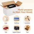 thumbnail image 5 of 40-Pack 9x6x3 White Corrugated Cardboard Mailer Boxes, 5 of 7