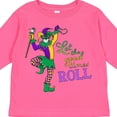 thumbnail image 4 of Inktastic Let the Good Times Roll Mardi Gras Jester Boys or Girls Long Sleeve Toddler T-Shirt, 4 of 5