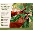 thumbnail image 6 of Long-Gardening-Gloves for Women/Men - Thorn Proof Cowhide Leather Rose/Blackberry Pruning Heavy Duty Gloves Thick Palm Gauntlet Garden Work Gloves with Forearm Protection (Brown-X-Large), 6 of 8