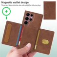 thumbnail image 3 of For Samsung Galaxy S22 Ultra 5G Magnetic Case BETOPNICE Leather Phone Cover Kickstand with Detachabl, 3 of 5