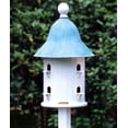 thumbnail image 2 of Lazy Hill Farm Designs Bell Bird House, Blue Verde and Vinyl, 2 of 2