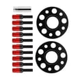thumbnail image 2 of Entretoises de Roue Centrées sur le Moyeu, Spécification Standard Plaque de Moyeu en Alliage d'Aluminium Robuste 15mm pour le Remplacement de Pièces Automobiles pour A4/A6/A7/A8/Q5/RS5 Rouge, 2 of 8