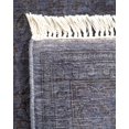 thumbnail image 6 of Hand-Knotted Wool Overdyed Contemporary Gray Area Rug 2' 7" x 8' 1", 6 of 9