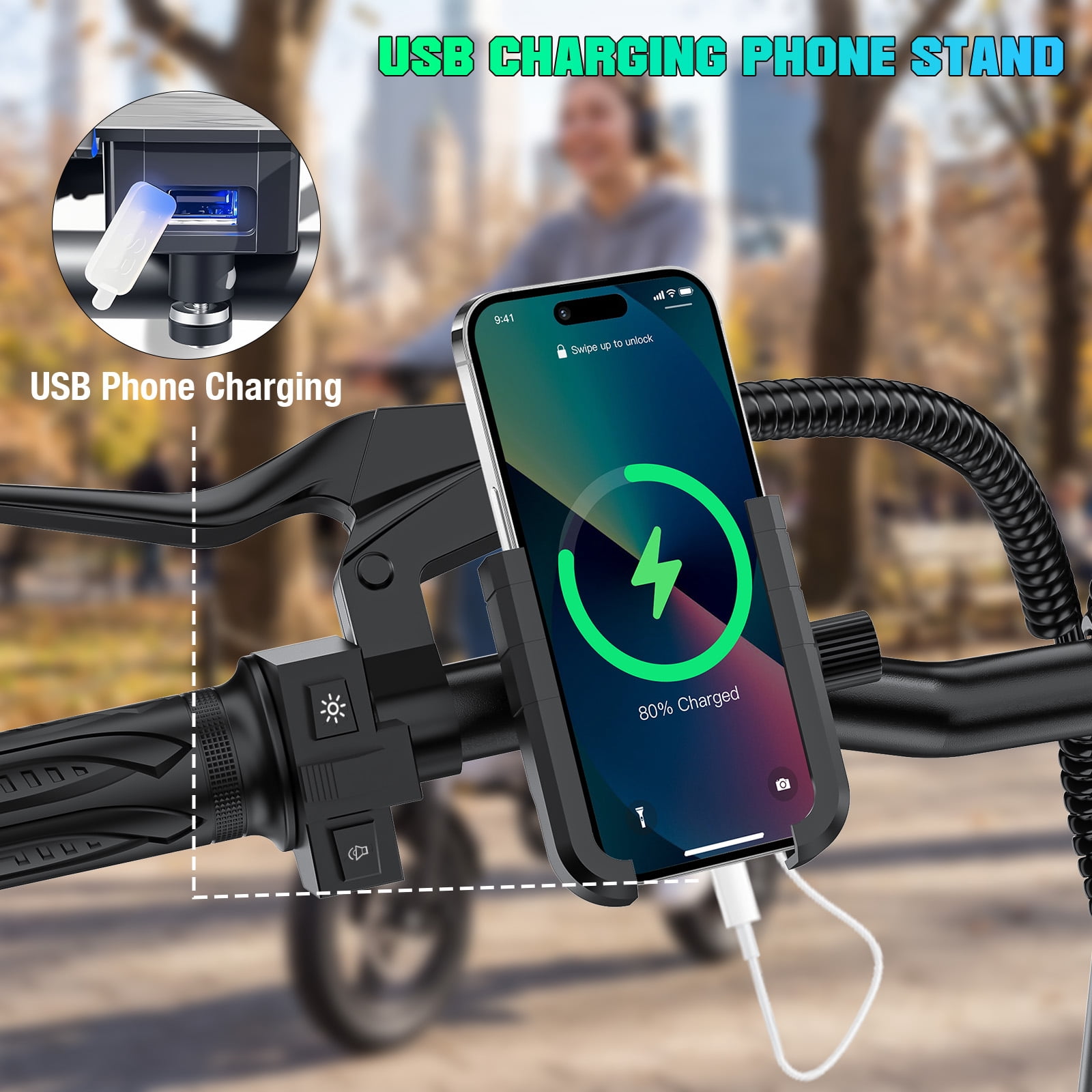 14 In Adult Folding Electric Bike - 48V 740W Peak Motor, 15Ah Battery, With 11 Shock Absorbers, Range Of 25-35 Miles, Maximum Load Capacity Of 330 Lbs, Portable Folding Design Black