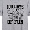 thumbnail image 3 of Peanuts - 100 Days Of Fun - Juniors Ideal Flowy Muscle T-Shirt, 3 of 6