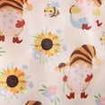thumbnail image 6 of ROLKFUK Toddler Girls Jacket with Hooded, Zip up Lightweight Printed Kids Outerwear Beige Size 5-6 T, 6 of 9