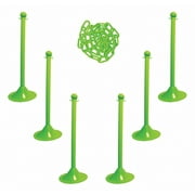 Mr. Chain Barrier Post Kit,41" H,Safety Green