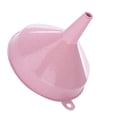 thumbnail image 2 of Kitchen Wheat Straw Funnel Liquid Oil Pour Transferring Round Mouth Funnel Hopper Gadget Tool Size L for Household Kitchen (Pink), 2 of 8