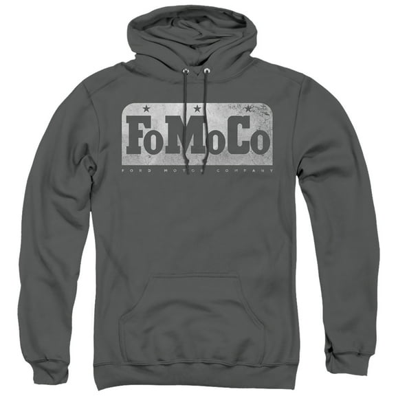 Ford Fomoco Adult Pullover Hoodie Sweatshirt Charcoal