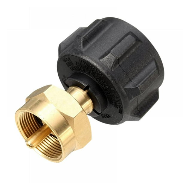Universal QCC1 Propane Tank Refill Adapter Solid Brass Valve Filler Coupler for 1LB Disposable
