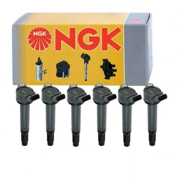 6 pc NGK Ignition Coils compatible with Toyota Avalon 3.5L V6 2005-2018