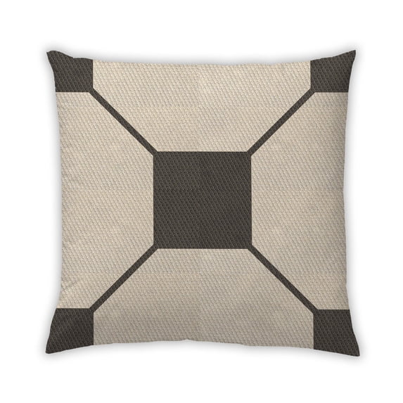 Ahgly Company Indoor Square Contemporary Throw Pillow, 18 inch by 18 inch