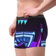 thumbnail image 5 of Sigee Geometry Dash (68) for Men's Cotton Panties Soft, Breathable, and Comfortable Boxer Briefs,Small, 5 of 7