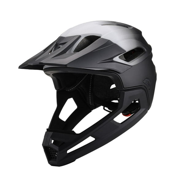 Casco de bicicleta de cara completa, casco de ciclismo, gorra , cascos protectores, accesorios, casco ligero y cómodo para bicicleta de montaña negro