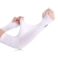 thumbnail image 3 of Sonducket 3 pares de mangas de brazo de protección solar Mangas de brazo de enfriamiento de seda de hielo para ciclismo al aire libre Mangas Ciclismo azul + morado + rosa, 3 of 6